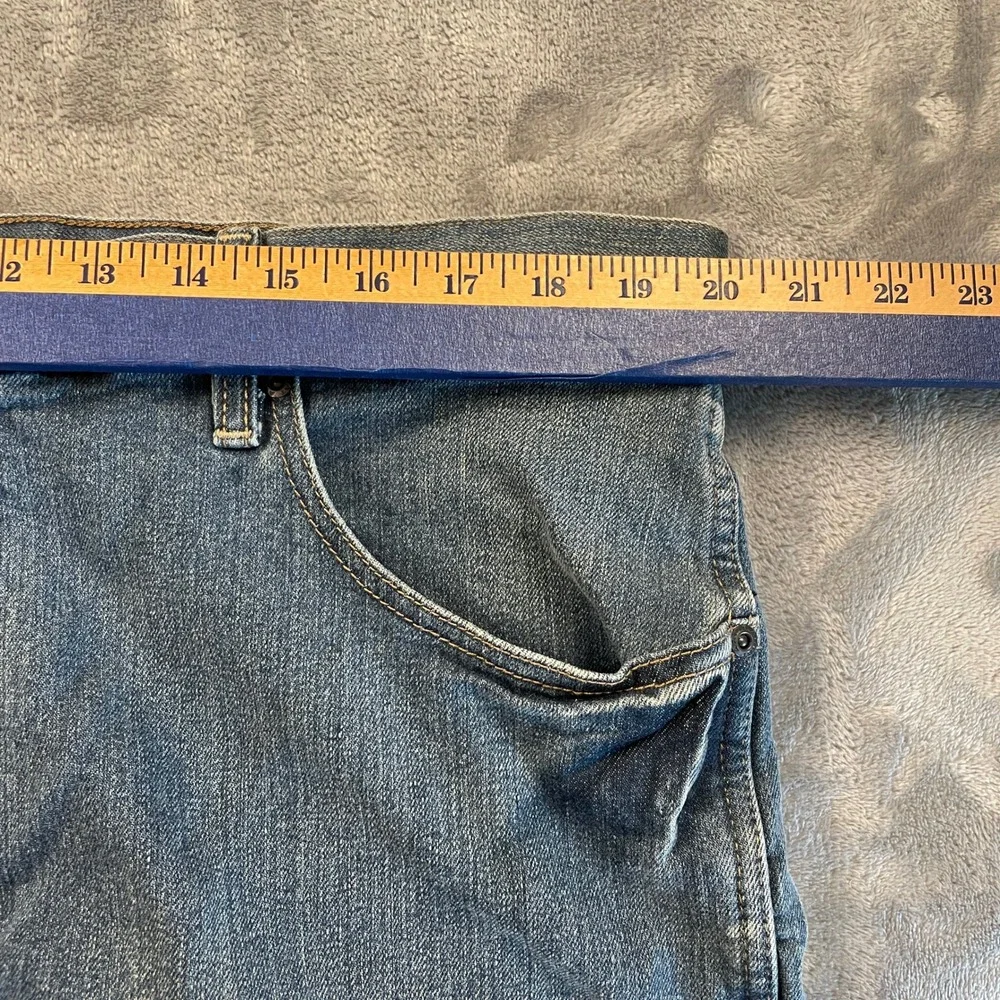 Ariat Rebar M4 Relaxed Boot Cut Jeans Mens 40x34 Medium Wash Blue Denim Workwear